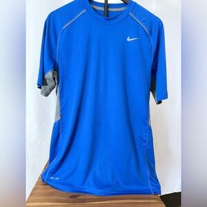 Nike Dri-FIT Performance Tee in Blue Men’s Size Medium Training Running Gym Wear
